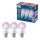 SADA 3x stmievateľných RGB LED žiaroviek Philips SMART A60 E27/8,8W/230V 2200-6500K