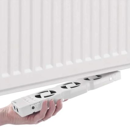 SADA 3x Ventilátor pod kúrenie 5/230V biela