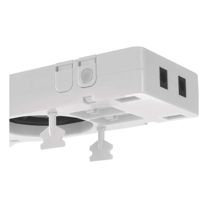 SADA 3x Ventilátor pod kúrenie 5/230V biela