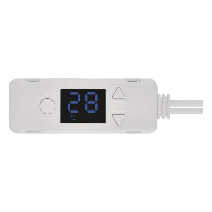 SADA 3x Ventilátor pod kúrenie 5/230V biela