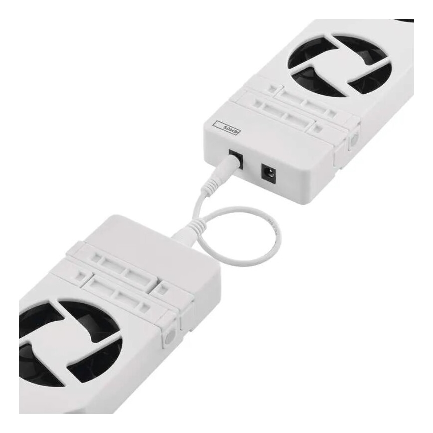 SADA 3x Ventilátor pod kúrenie 5/230V biela