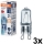 SADA 3x žiaroviek do rúry HALOPIN G9/40W/230V 2700K - Osram