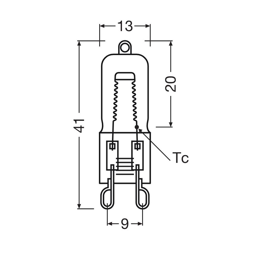 SADA 3x žiaroviek do rúry HALOPIN G9/40W/230V 2700K - Osram
