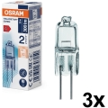 SADA 3x Žiarovka do rúry HALOSTAR G4/20W/12V 2700K - Osram