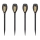 SADA 4x LED Solárna lampa 4xLED/3,6V 1xAAA IP44 100 mAh