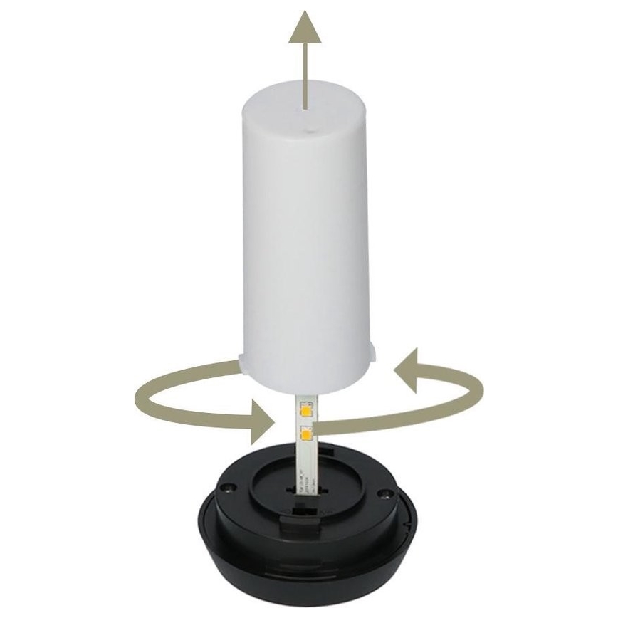 SADA 4x LED Solárna lampa 4xLED/3,6V 1xAAA IP44 100 mAh