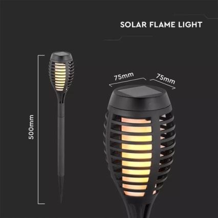 SADA 4x LED Solárna lampa 4xLED/3,6V 1xAAA IP44 100 mAh