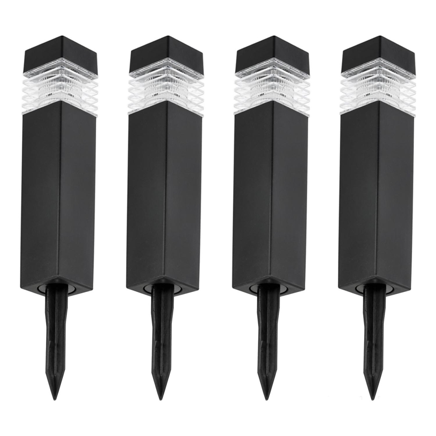 SADA 4x LED Solárna lampa LED/0,06W/1,2V 1xAAA 6000K IP44 100 mAh