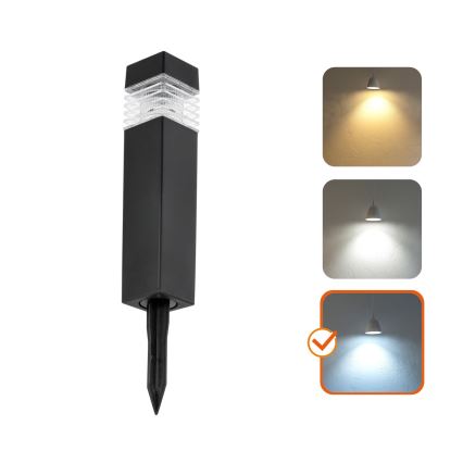 SADA 4x LED Solárna lampa LED/0,06W/1,2V 1xAAA 6000K IP44 100 mAh