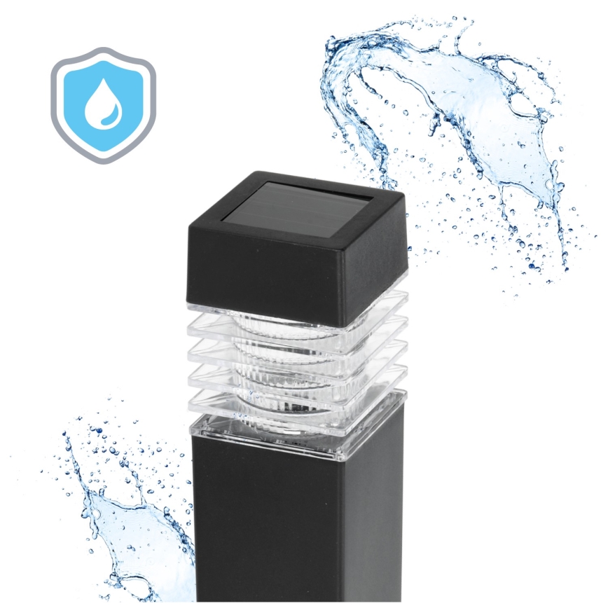 SADA 4x LED Solárna lampa LED/0,06W/1,2V 1xAAA 6000K IP44 100 mAh