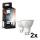 SADA 4x LED Stmievateľná žiarovka Philips Hue WHITE AMBIANCE GU10/4,2W/230V 2200-6500K