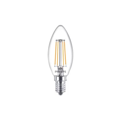 Sada 4x LED žiaroviek VINTAGE Philips B35 14/4,3W/230V 2700K
