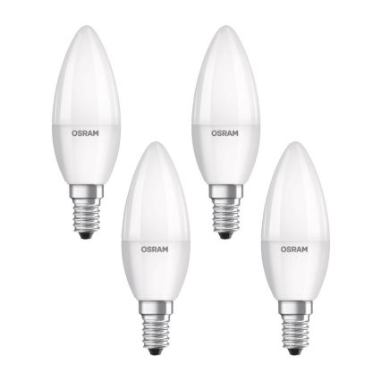 SADA 4x LED Žiarovka B40 E14/5,7W/230V 2700K - Osram