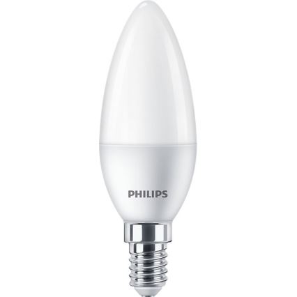 SADA 4x LED Žiarovka Philips B35 E14/5W/230V 2700K