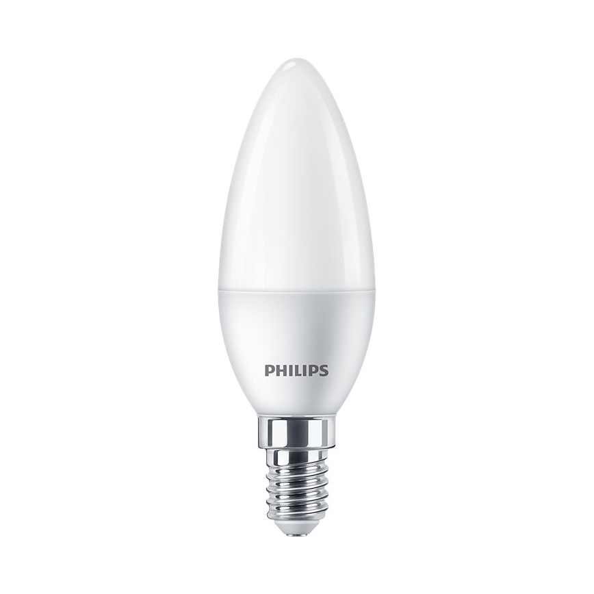SADA 4x LED Žiarovka Philips B35 E14/5W/230V 2700K
