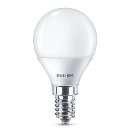 SADA 4x LED Žiarovka Philips P45 E14/5,5W/230V 2700K