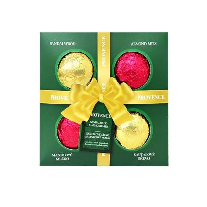 Sada 4x šumivých kúpeľových bômb PROVENCE