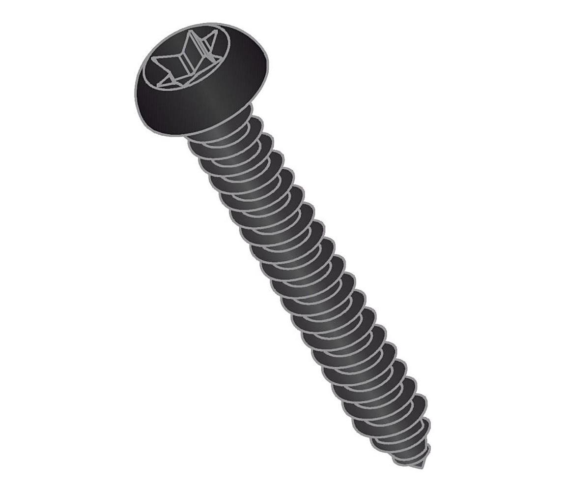 BATH DELUXE SADA 50× skrutiek T25 12 mm, čierne lakované 54-045-00-02-12