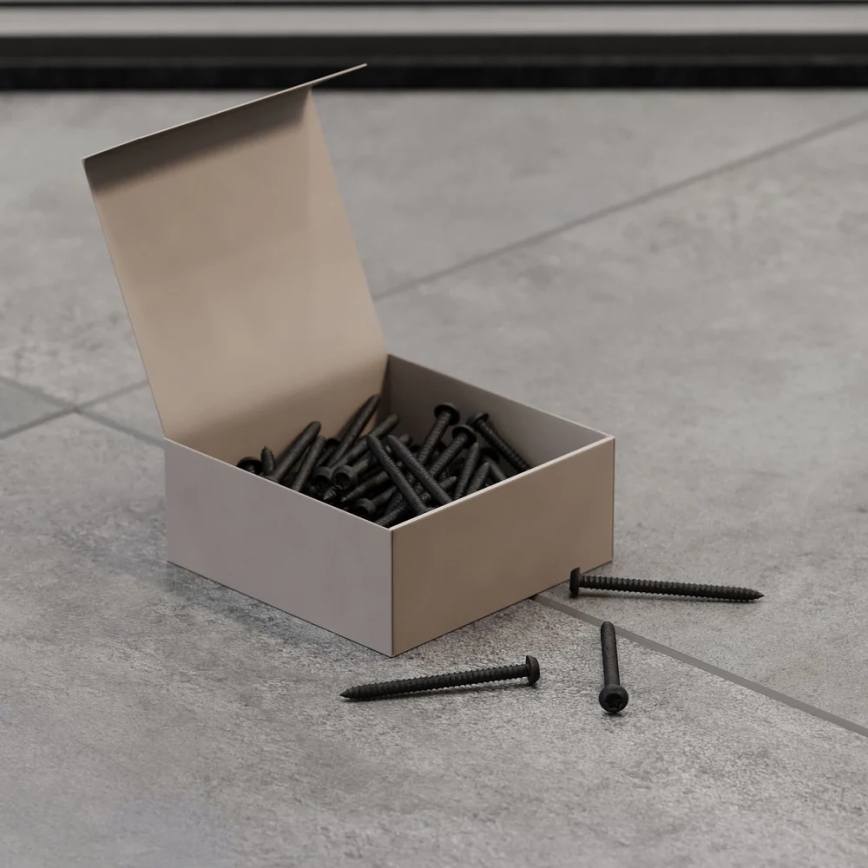 SADA 50× skrutiek T25 12 mm, čierne lakované