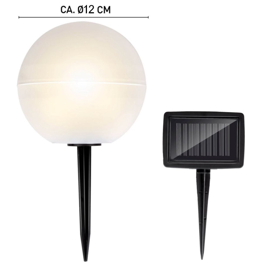 SADA 5x LED Solárne svietidlo LED/3,2V multicolor
