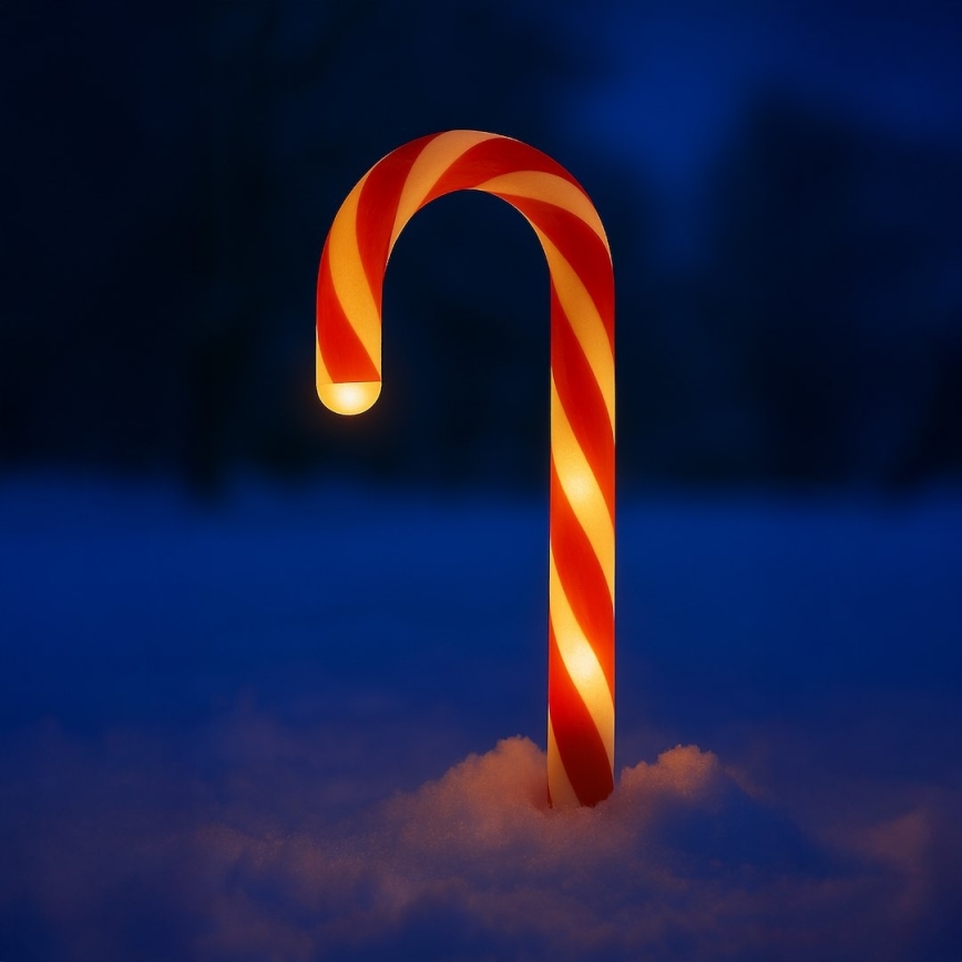 SADA 5x LED vonkajších vianočných dekorácií LED/2W/230V IP44 červené