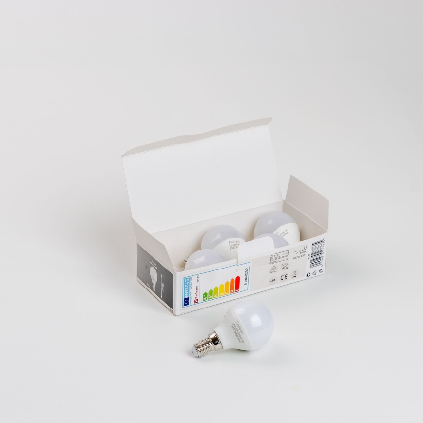 SADA 5x LED Žiarovka P45 E14/5,5W/230V 2700K - Paulmann 28783