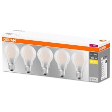 SADA 5x LED Žiarovka E27/7W/230V 2700K - Osram