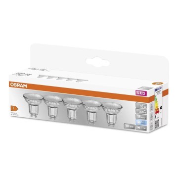 SADA 5x LED Žiarovka PAR16 GU10/4,3W/230V 4000K 36° - Osram