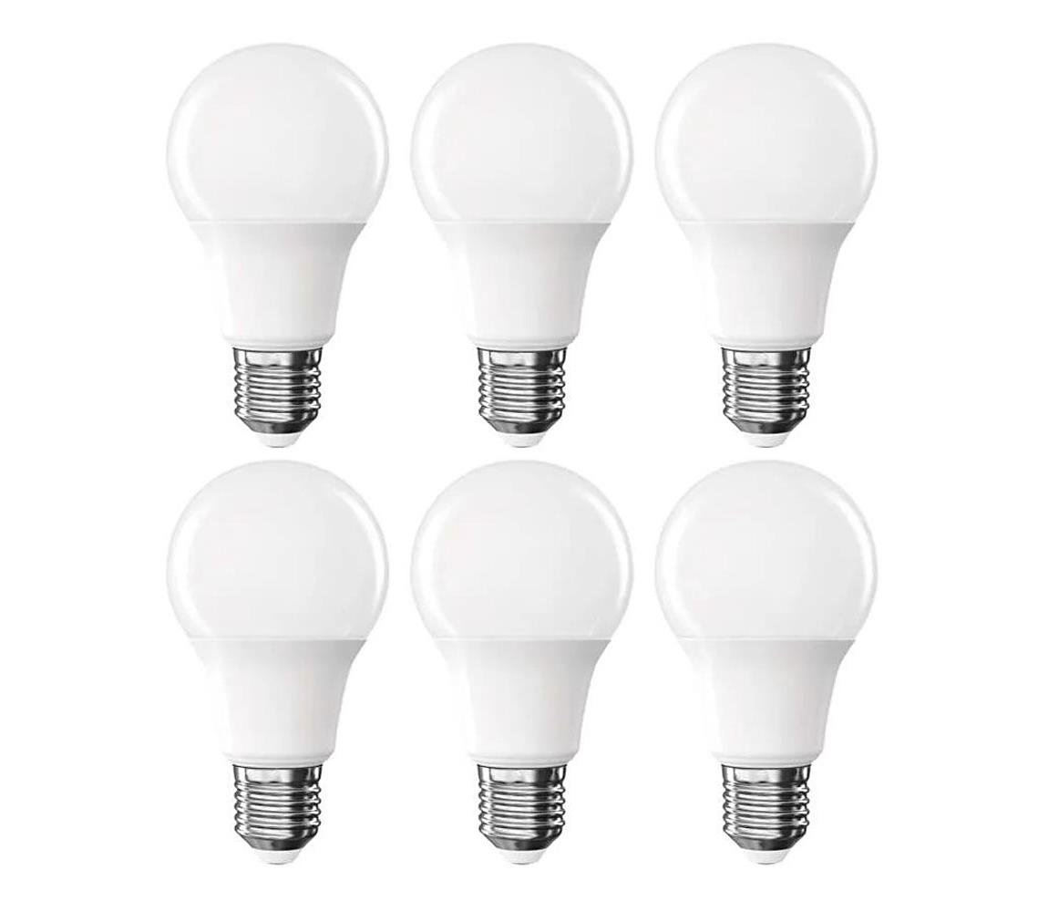 SADA 6x LED žiaroviek A60 E27/8,8W/230V 4000K ZL5F48.6