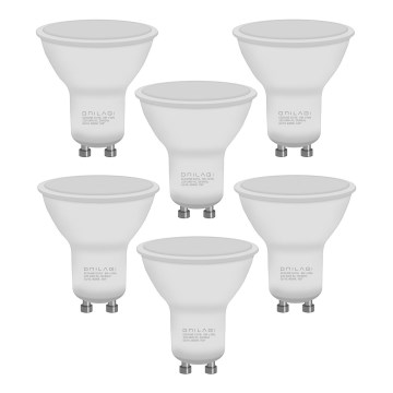 SADA 6x LED Žiarovka ECOLINE GU10/6W/230V 4000K - Brilagi