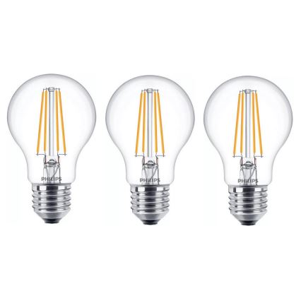SADA 6x LED Žiarovka VINTAGE Philips E27/7W/230V 2700K