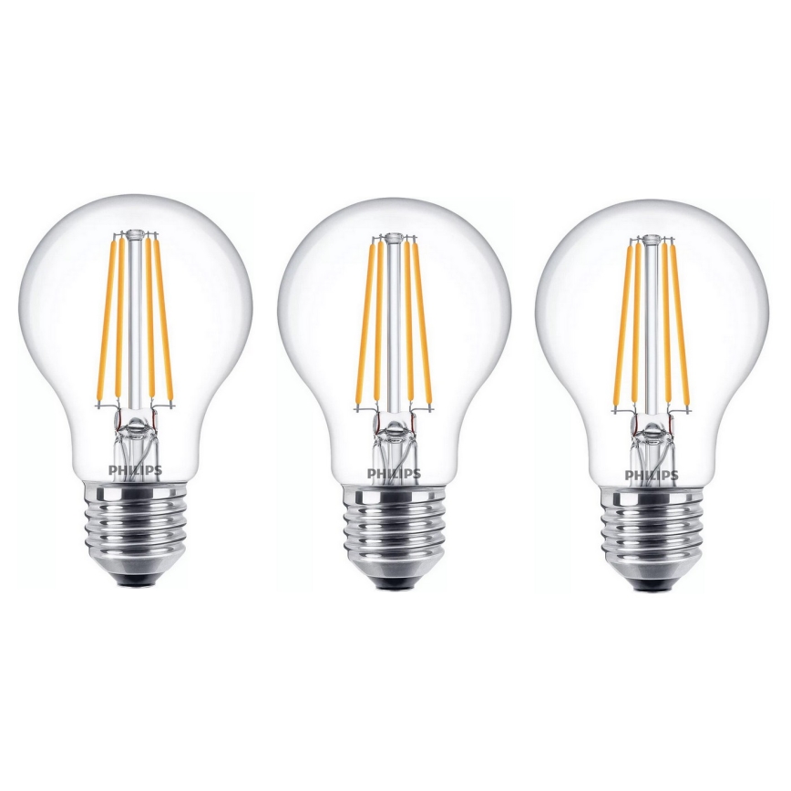 SADA 6x LED Žiarovka VINTAGE Philips E27/7W/230V 2700K