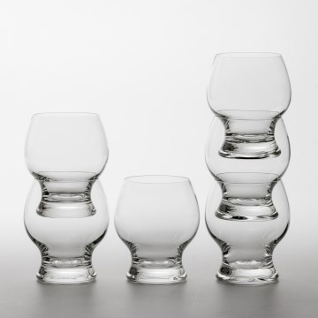 Sada 6x pohárov Lady 250 ml číra