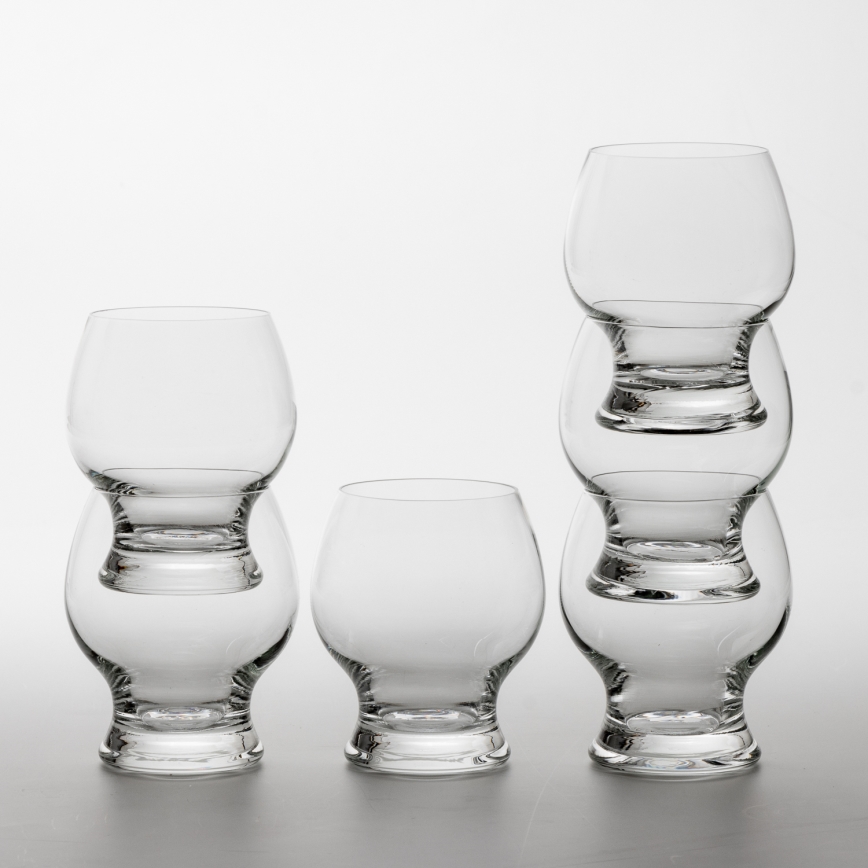 Sada 6x pohárov Lady 250 ml číra