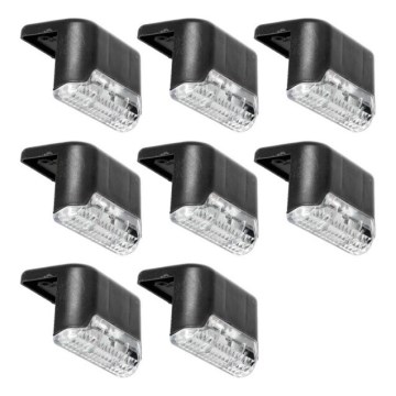 SADA 8x LED Solárne osvetlenie schodiska LED/0,06W/1,2V 3000K IP44 600 mAh