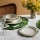 Sada riadu 24 ks biela/zelená/žltá/porcelán