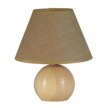 Sandria - Stolná lampa WOODEN BALL 1xE27/60W/230V Sandria - Stolná lampa WOODEN BALL 1xE27/60W/230V