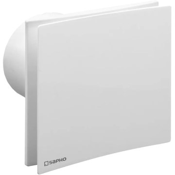 Sapho - Axiálny ventilátor s časovačom EIRA 15W/230V biela