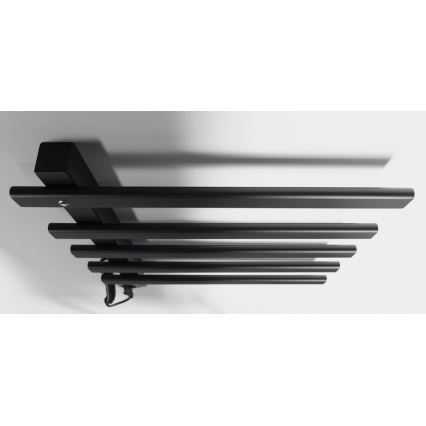 Sapho - Elektrický sušák na uteráky ELCOR 63W 48x52 cm matná čierna