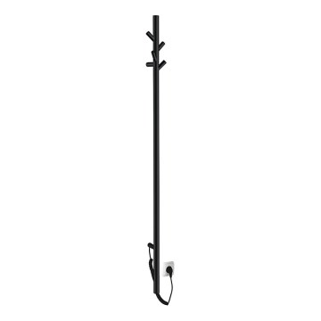 Sapho - Elektrický sušák na uteráky PASADOR 30W 150x15 cm matná čierna