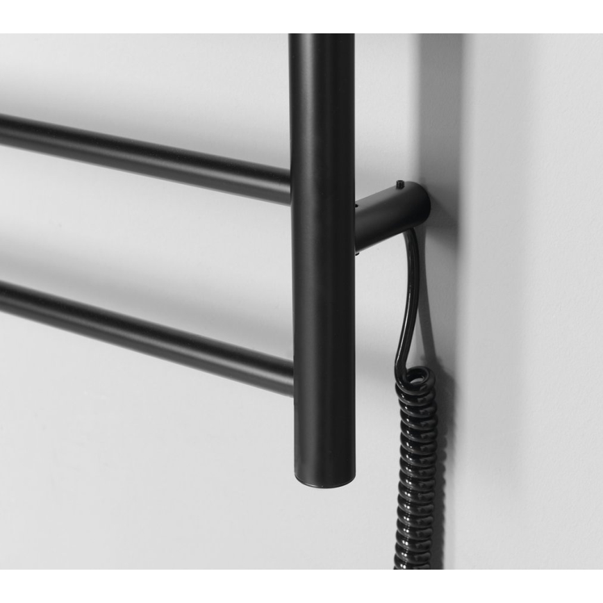 Sapho - Elektrický sušák na uteráky REDONDO 75W/230V 50x90 cm matná čierna