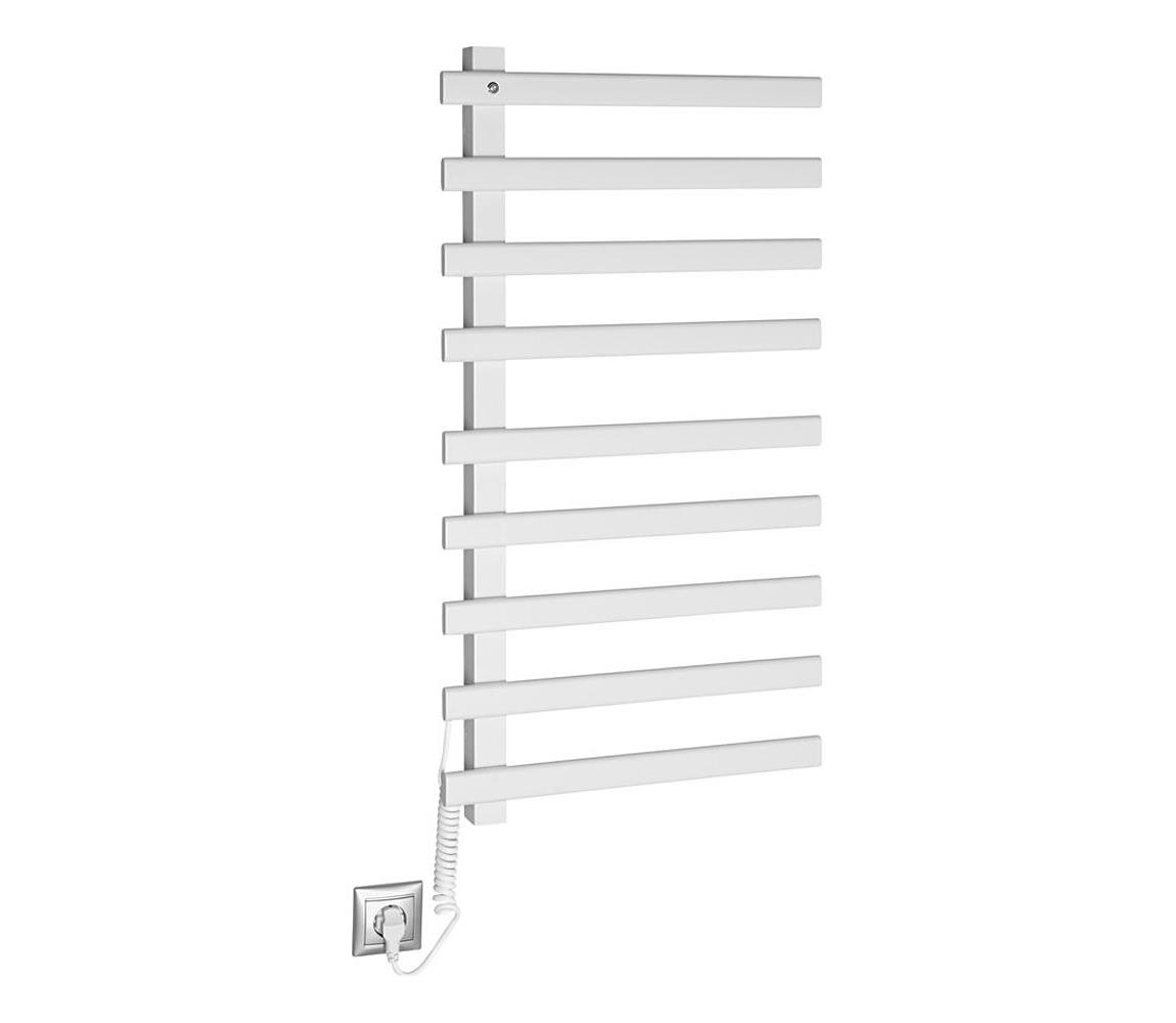 Sapho - Elektrický sušiak na uteráky ELCOR 128W 92x48 cm matná biela EB450