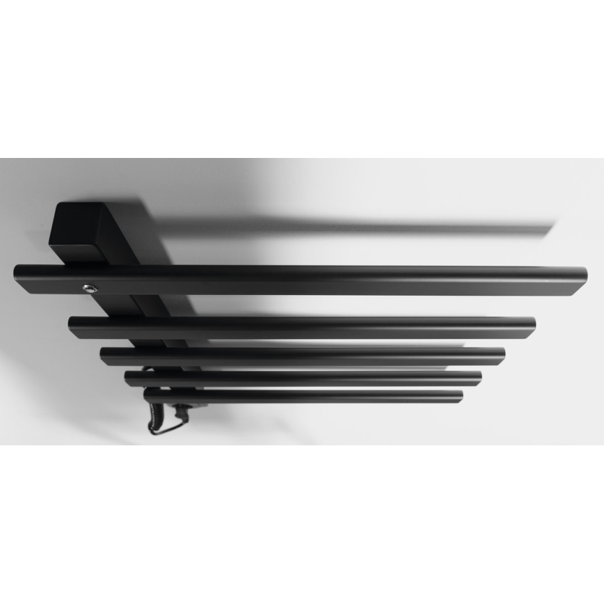 Sapho - Elektrický sušiak na uteráky ELCOR 63W/230V 48x52 cm matná čierna