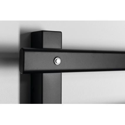 Sapho - Elektrický sušiak na uteráky ELCOR 63W/230V 48x52 cm matná čierna