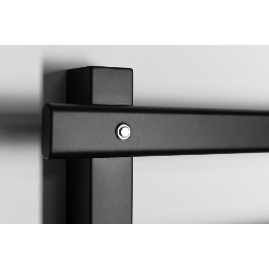 Sapho - Elektrický sušiak na uteráky ELCOR 63W/230V 48x52 cm matná čierna