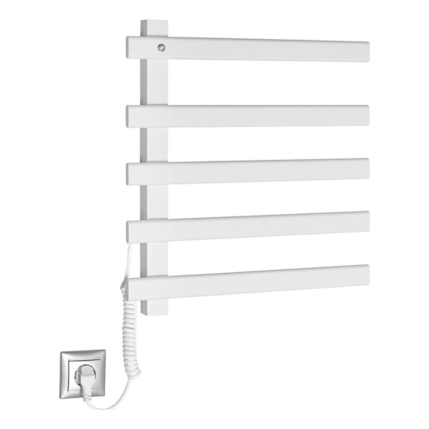Sapho - Elektrický sušiak na uteráky ELCOR 63W/230V 52 cm matná biela ľavá