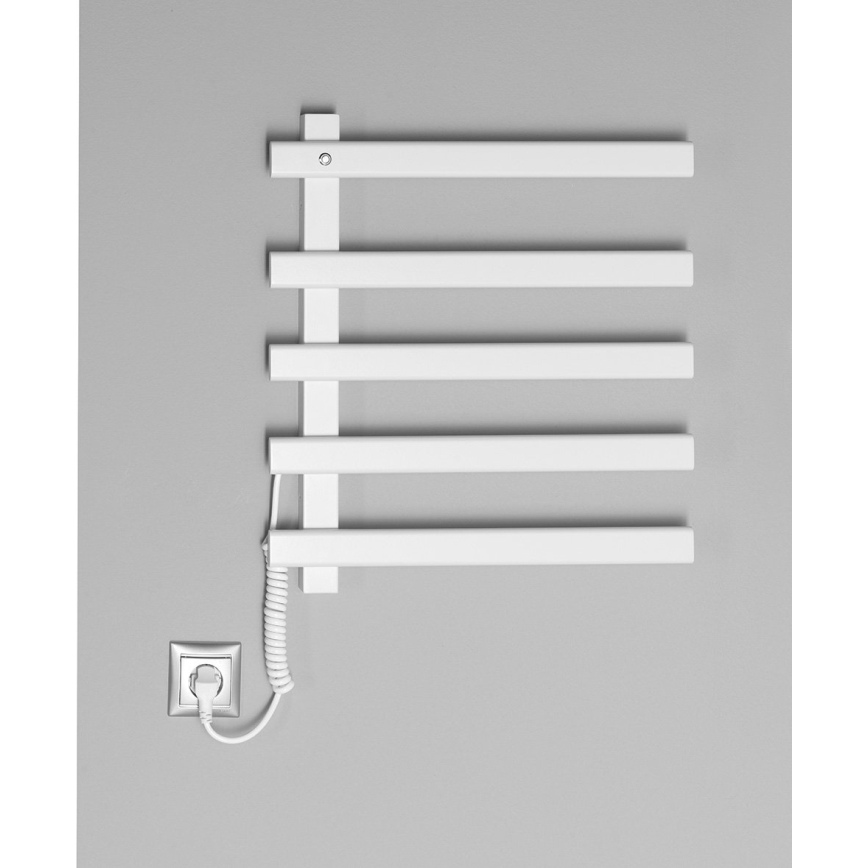 Sapho - Elektrický sušiak na uteráky ELCOR 63W 52x48 cm matná biela