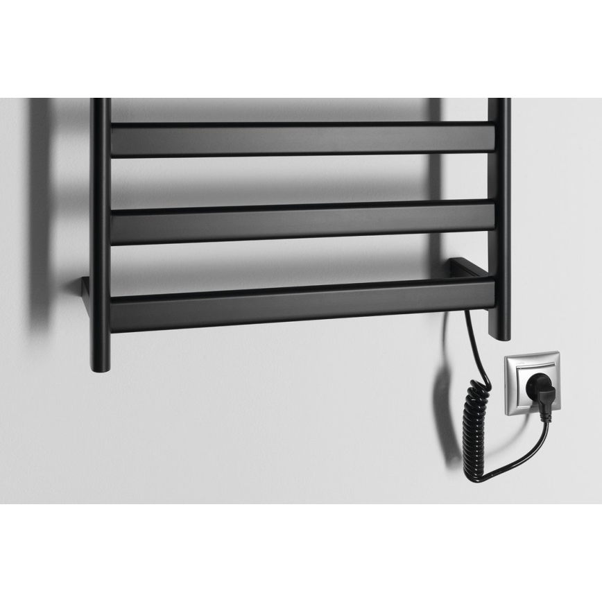 Sapho - Elektrický sušiak na uteráky ELIAS 105W/230V 49x73 cm matná čierna