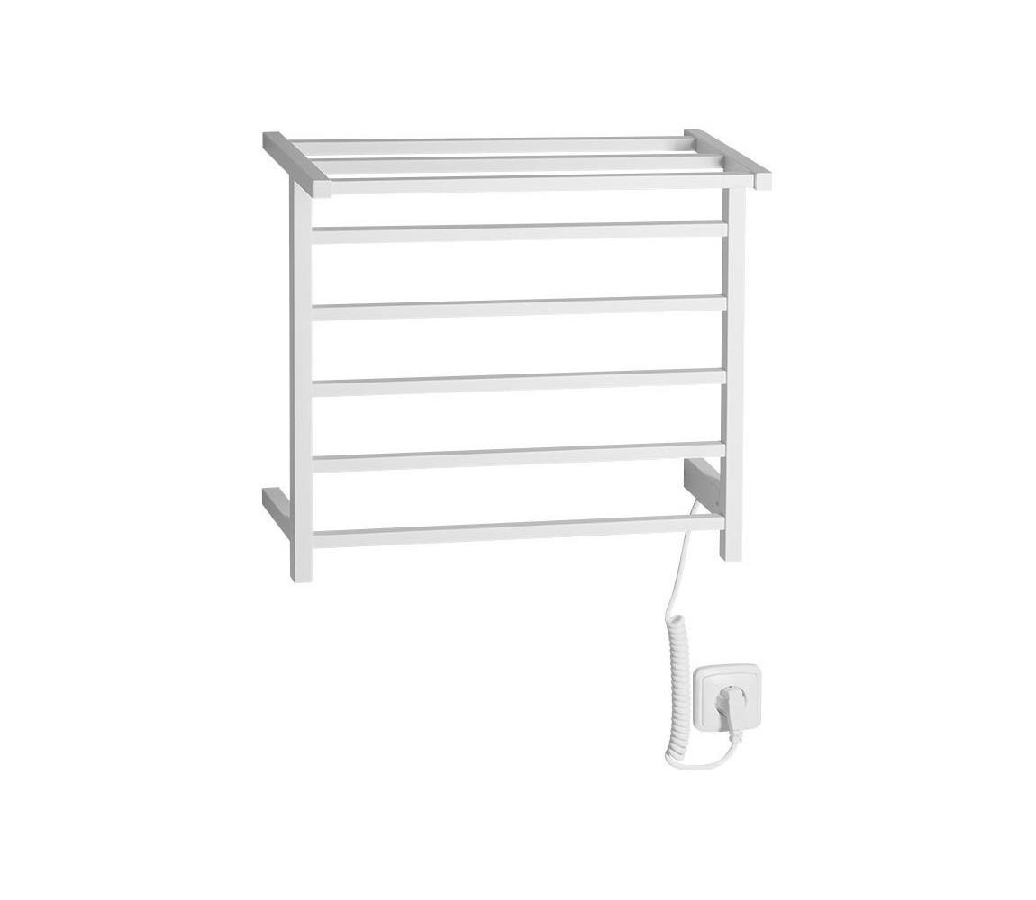 Sapho - Elektrický sušiak na uteráky ELZOR 60 W 47x50 cm matná biela EB500