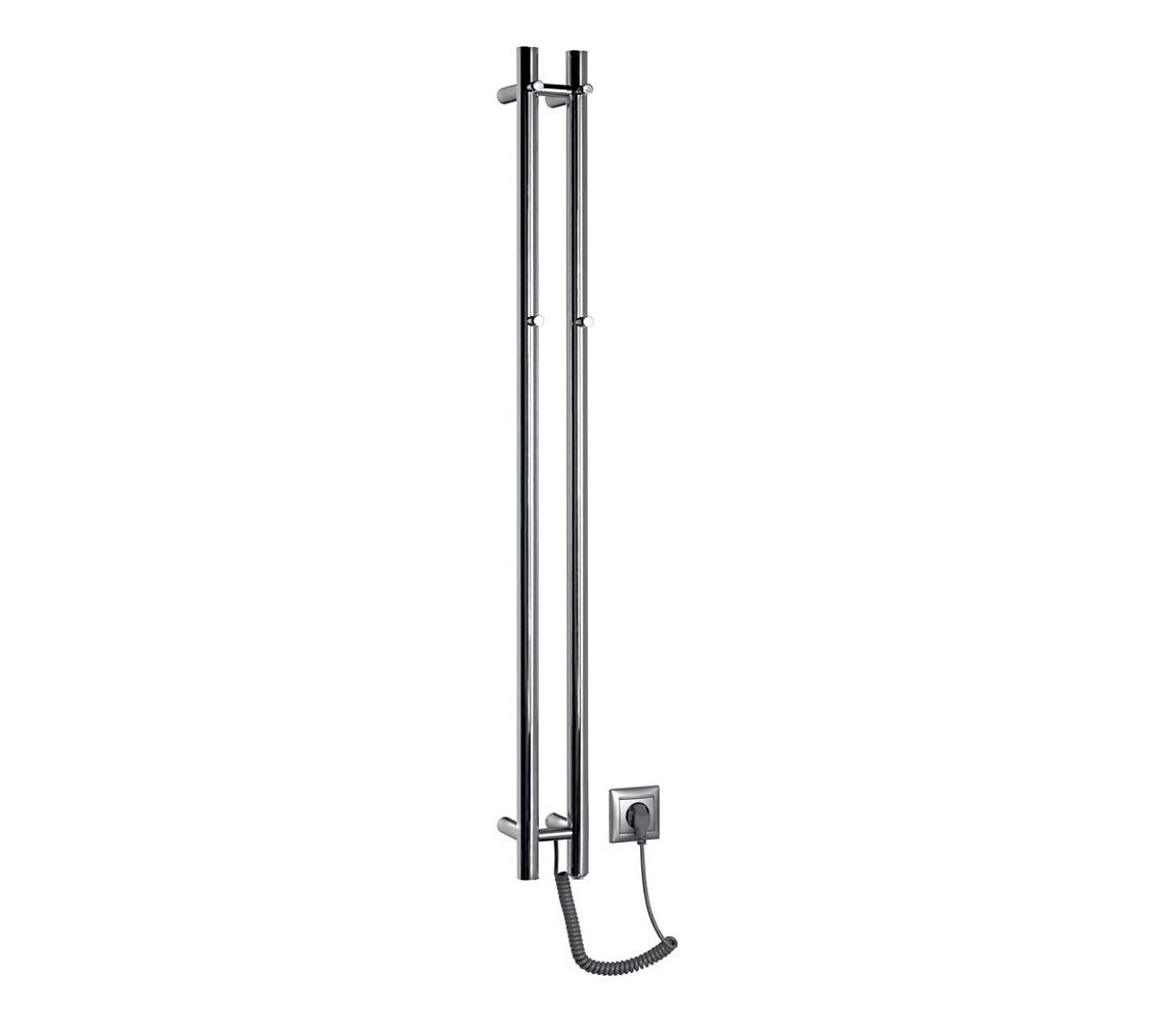 Sapho - Elektrický sušiak na uteráky PAPINADO 40W 120x11 cm lesklý chróm ER740